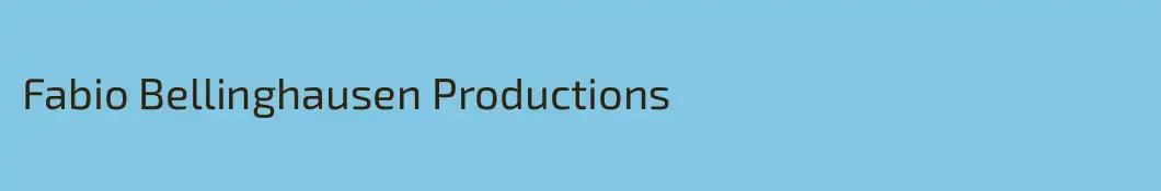 Fabio Bellinghausen Productions